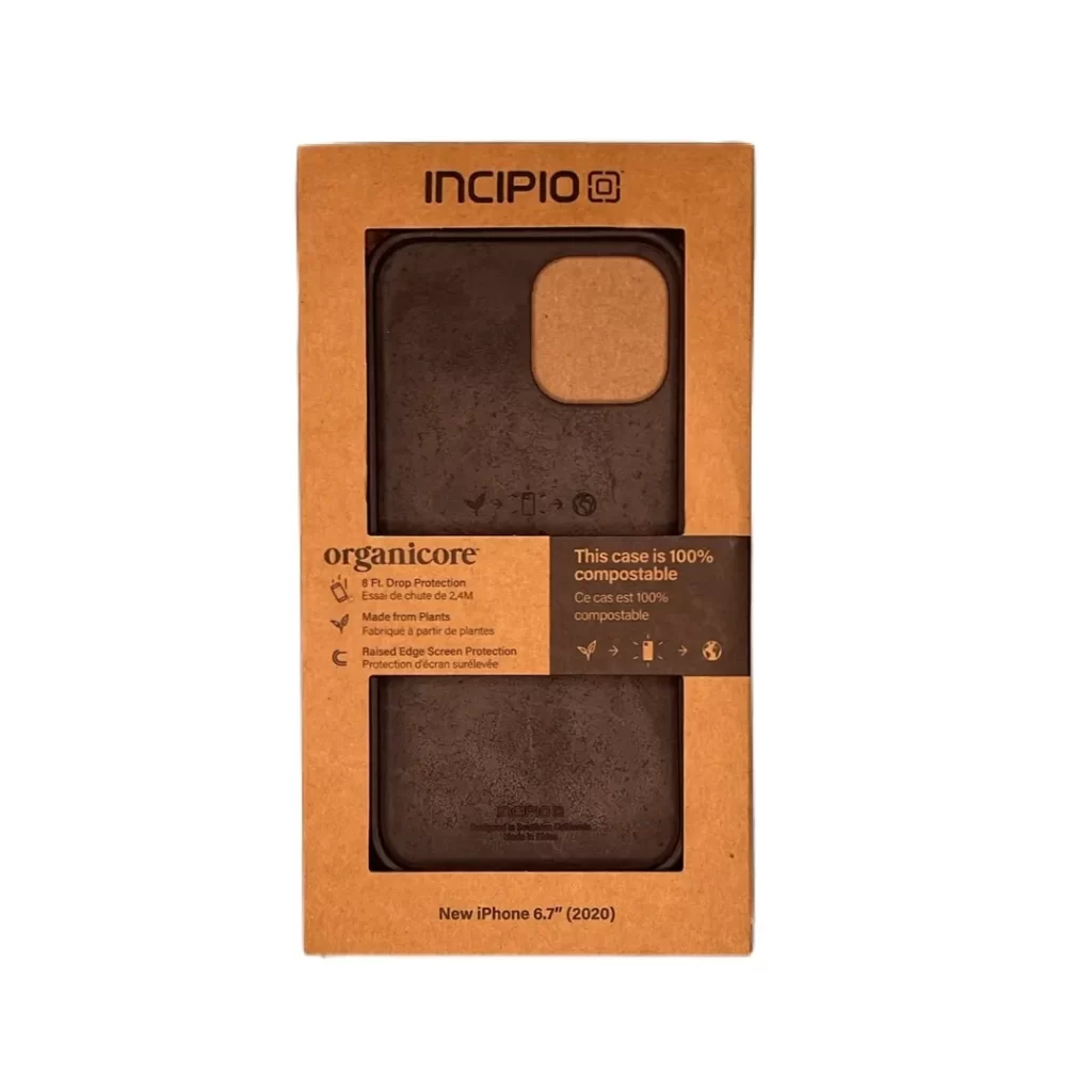 Organicore iPhone case packaged